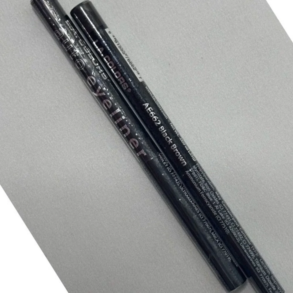 L.A. Colors Auto Eyeliner Black Brown AE662 Retractable Set of 2